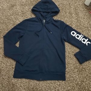 Adidas zip front hoodie size M